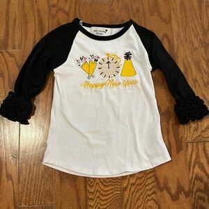 Magic Kingdom Boutique New Year’s Shirt. Size 2T. EUC.